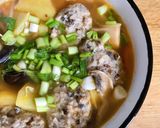 Hình bước làm 4 của món Canh Chua Thơm Giá Nấu Mọc