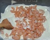 A picture of step 1 of Shrimp Salad with Celery, Cucumber, and Radish.