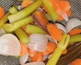 A picture of step 1 of Carrot Ginger Immunity Booster Soup.