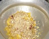 A picture of step 2 of Rajgira stuff poori.