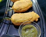 मिर्च की पकौड़ी (Mirch ki pakodi recipe in Hindi) रेसिपी चरण 5 फोटो