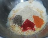 A picture of step 4 of Palak Kadhi.