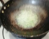 A picture of step 2 of Curd appe with curd chutney.