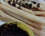 Foto langkah ke 5 dari resep Lumpia keju saus coklat.