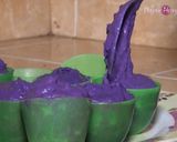 Foto langkah ke 7 dari resep Apem Mangkok Ubi Ungu.