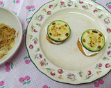 Foto del paso 3 de la receta: Bocaditos de queso de cabra, calabacín y cebolla caramelizada