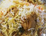 A picture of step 1 of Chicken biryani.