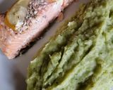 Une image de l'étape 5 de Saumon citronné et purée de brocoli.
