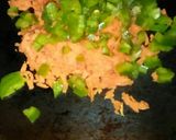 A picture of step 3 of Paneer stuff corn chilla.