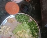 A picture of step 4 of Dry Manchurian.