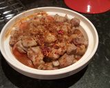 A picture of step 8 of Lamb tagine with prunes and almonds.