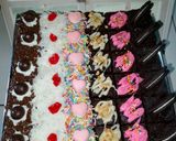 Foto langkah ke 7 dari resep Brownis varian rasa.