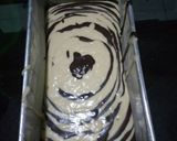 A picture of step 4 of Fruit salad, zebra cake, sweet potatoe and fermented milk(mala).