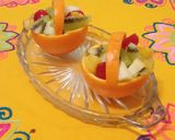 Foto del paso 4 de la receta: Ensalada de frutas en cazuelitas de naranja