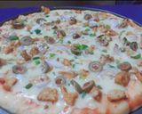 A picture of step 9 of BBQ Pizza.