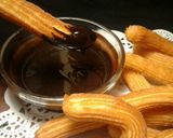 Foto langkah ke 4 dari resep Churros 1 Telur (dengan Saus Coklat).