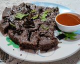 A picture of step 6 of Ragi dhokla.