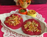 A picture of step 6 of Healthy Oats Beetroot Mini Chilla.