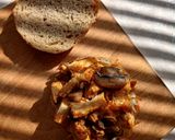 عکس مرحله 3 از دستور ساندویچ مرغ و قارچ 🌸 سس ساندویچ