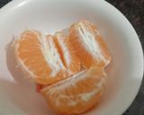 A picture of step 2 of Orange semolina Halwa.