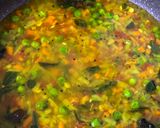 A picture of step 6 of Spicy Tomato Rava Upma.