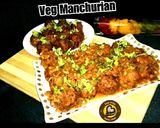 A picture of step 10 of Veg Manchurian 2 ways in gravy and dry.