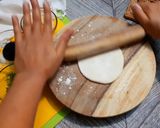 A picture of step 2 of KULCHA CHOLE | KULCHA WITHOUT YEAST.