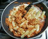 A picture of step 21 of Pasta In Arabiata Sauce With Cheese Chilli Toast.