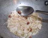 A picture of step 2 of Aloo fries bhujiya.