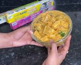 A picture of step 3 of Tandoori paneer tikka.