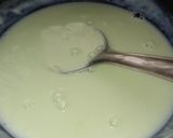 A picture of step 5 of Pistachio icecream.