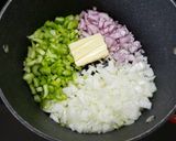 A picture of step 1 of Mushroom Soup.