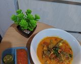 Foto langkah ke 4 dari resep Soto Betawi Merona.