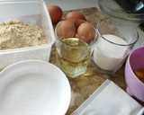 Foto del paso 1 de la receta: Bizcocho esponjoso de gofio y naranja sin horno
