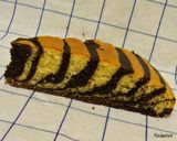 Zebra süti recept fázis 5 fotója