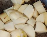 A picture of step 2 of Masala aloo.