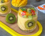 صورة لخطوة 6 من وصفة بودنج بالمانجو والكيوي 🥭🥝