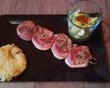 Baconös sertésszűz burgonyakoronggal recept fázis 8 fotója