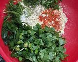 A picture of step 2 of Spring Onion Fritters.