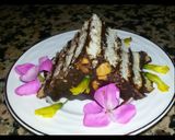 Une image de l'étape 4 de Dessert / losanges et triangle au chocolat.