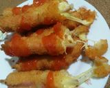 Foto langkah ke 6 dari resep Mozarella Corndog.