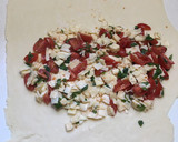Foto del paso 4 de la receta: CALZONE CAPRESE sin levadura 🍅🧀🌿