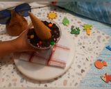 A picture of step 7 of Candyland ice cream.