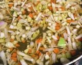 A picture of step 3 of Vegetable soup.