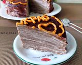 Foto langkah ke 9 dari resep 41. Chocolate Mille Crepes Cake "Spesial 11th Cookpad"🧡🧡.