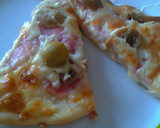 Foto del paso 5 de la receta: Pizza de jamón, queso y champiñones