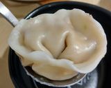 A picture of step 5 of Pork, Celery, and Corn Dumplings.