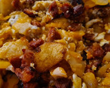Foto del paso 4 de la receta: Huevos rotos con chorizo
