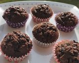 A picture of step 9 of Chocolate chip muffins !.