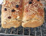 A picture of step 5 of Brown Bread#Theme Challenge.
